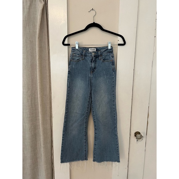 RSQ by Tilly’s High Rise Flare Jeans with Raw Hem. - Picture 1 of 3